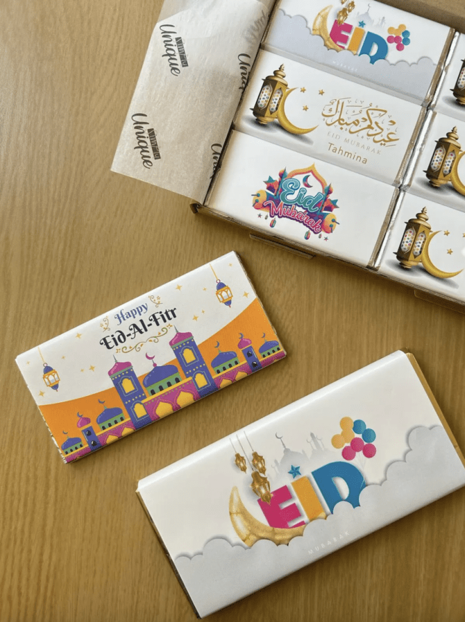 Customised Eid Mubarak Bars